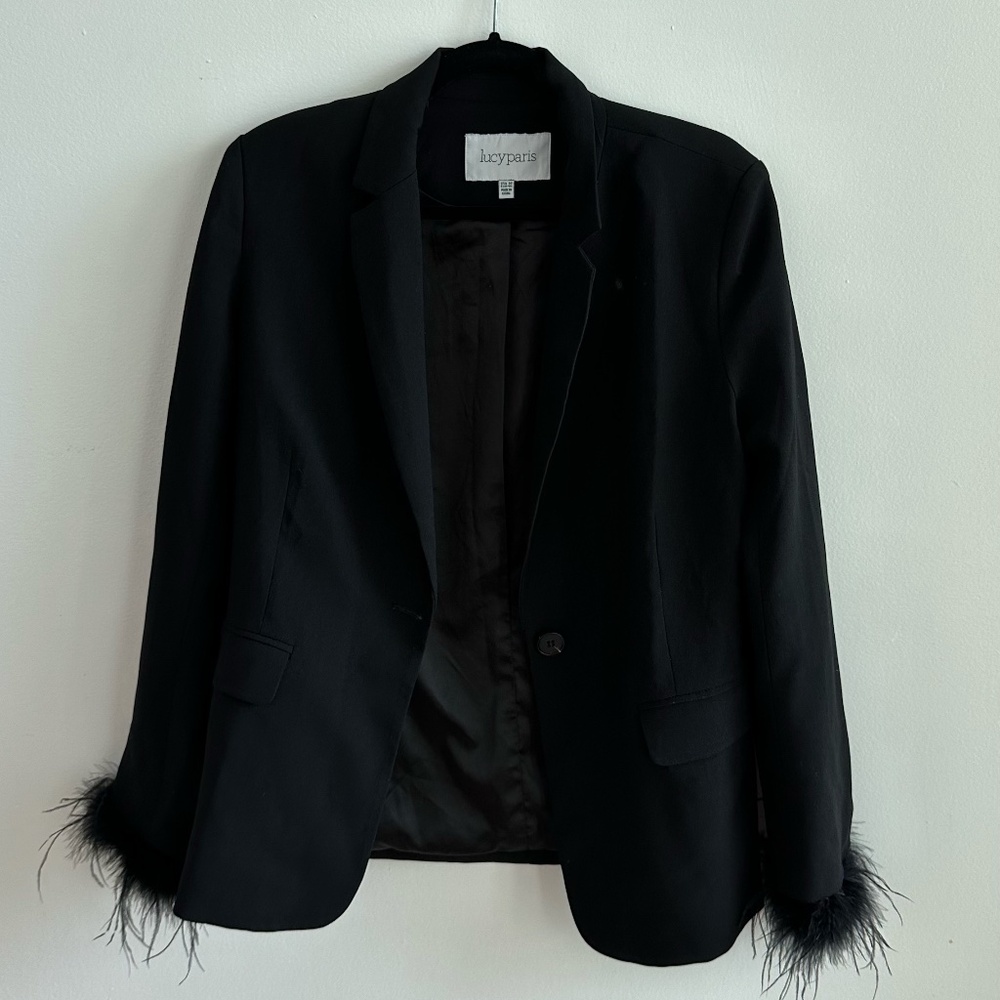 LUCY PARIS black jacket/ blazer